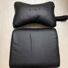 AiMY 椅子用クッション 2点セット ブラックのサムネイル