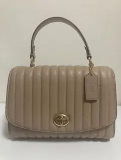 COACH ショルダーバッグ 42727 ゴールド - メルカリ