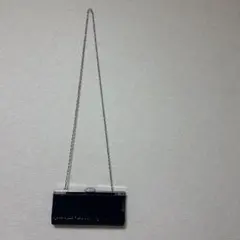 ビーズ装飾 黒 クラッチバッグ 結婚式 パーティ