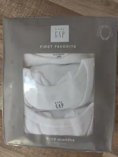 baby GAP 3枚組長袖ボディスーツ 6-12ヶ月　2点セット肌着