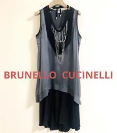 BRUNELLO CUCINELLI ワンピース　ブルネロクチネリ　新品未使用 2025年最新】ブルネロクチネリ ワンピースの人気アイテム - メルカリ