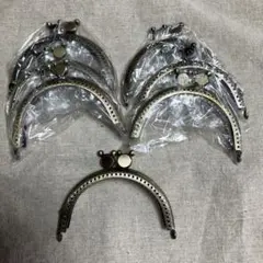 型紙つき♪ ミッキー風　がま口口金 幅約8cm 7個セット