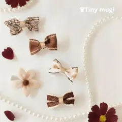 ベビーヘアクリップ 5点セット ベビーヘアピン 女の子 キッズ くすみカラー