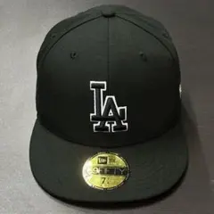 NEW ERA 59FIFTY ロサンゼルス ドジャース 黒 7 1/4