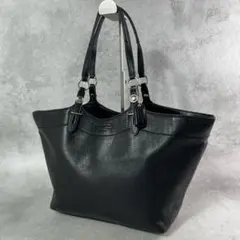 y2k vintageCOACH コーチ スタッズ トートバッグ ブラック - メルカリ