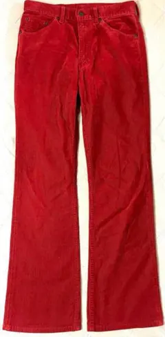 00s Y2K Levi's 517 ブーツカット　コーデュロイ　赤