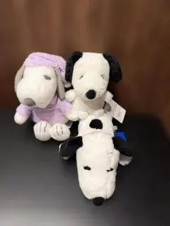 【USJ】スヌーピー ぬいぐるみ3点セット