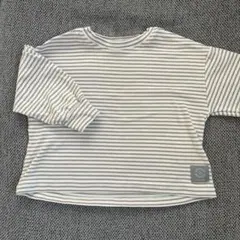 しまむらSEASON REASON ボーダー 長袖カットソー 100cm
