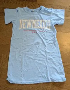 ★★Tシャツ ワンピース 半袖 肩開き 120