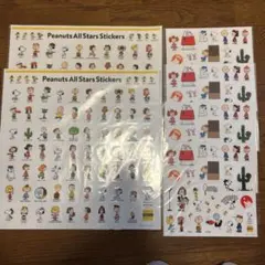 スヌーピーミュージアム限定　キャラクターシール