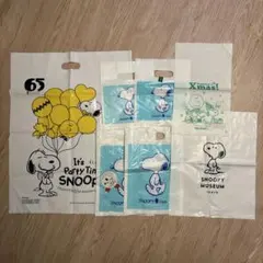 スヌーピー65周年イベント等 ショッパー6枚セット