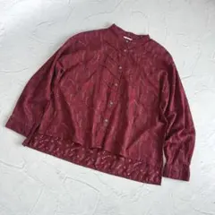 SISAM シサム工房 ブラウス 100%コットン フェアトレード【美品】のサムネイル