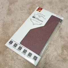 新品iPhone6splus専用手帳型カバースリムブラウン茶色