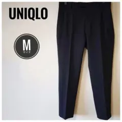 ユニクロ　UNIQLO　ストレッチウールスリムフィットパンツ　M ブラック