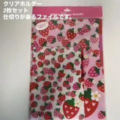 【新品未開封】東京ディズニーリゾート 3ポケットクリアファイル 2枚セット