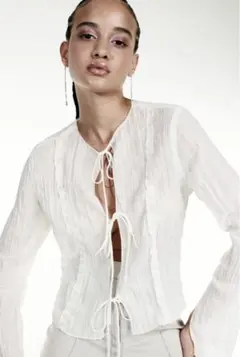 H&M シアートップス(M)