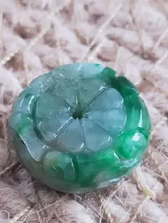 本翡翠回紋雕花回紋珠