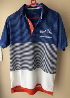 23GOLF ストライプポロシャツ