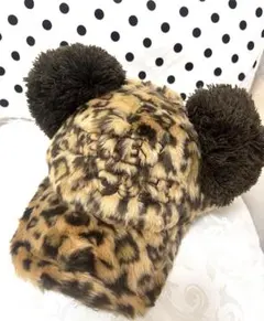 ヒョウ柄 レオパード柄 ミッキー ディズニー キャツ ファンキャップのサムネイル