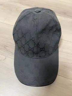 GUCCI GGキャンバス ベースボールキャップ ブラック
