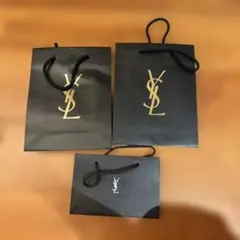イブサンローラン ショッパー 3枚セット 紙袋 Saint-Laurent