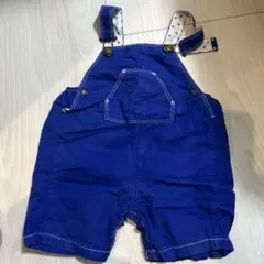 PETIT BATEAU 青色オーバーオール 74cm