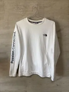 ノースフェイス 長袖カットソー Mサイズ ホワイト 平昌オリンピック 韓国限定