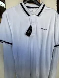 TIGORA ティゴラ 長袖ポロシャツ XL ホワイト 新品タグ付き