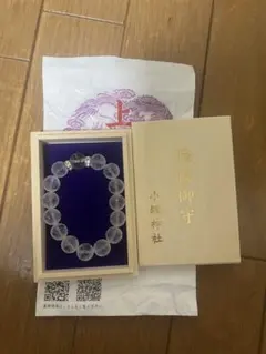 小網神社 お守りブレスレット 龍水晶　12mmのサムネイル