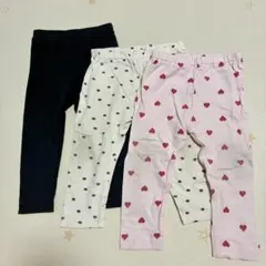 西松屋 ELFINDOLL CLASSIC ベビーレギンス 3点セット 80cm