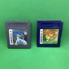 ［ジャンク品］GB ポケットモンスター 金 銀 2作セット