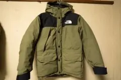 美品 ノースフェイス マウンテンダウンパーカ ダウンジャケット bg XS