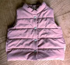 アカチャンホンポ シンプルフリー 80サイズ　ダウンベスト　ピンク