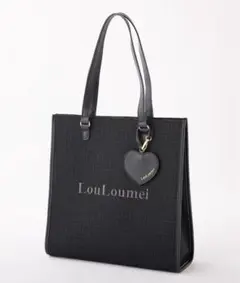 LouLoumei ブラック トートバッグ