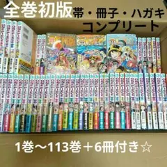 【全巻初版】ワンピース全巻113巻＋関連本6冊☆