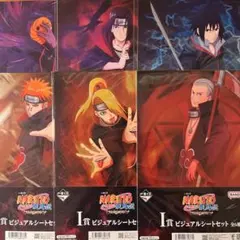 一番くじ NARUTO ナルト 風影奪還編 I賞 ビジュアルシート 全種のサムネイル