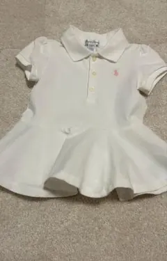 Ralph Lauren ホワイトポロシャツ 18M