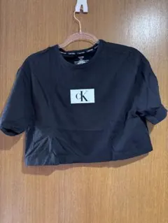 Calvin Klein クロップドTシャツ S/P ブラック