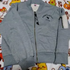 P.Latte グレー ジップアップジャケット XS　150cm