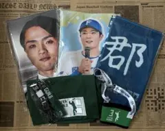 郡司裕也選手　直筆サイン入りTシャツ　北海道日本ハムファイターズ　黒　タオル 郡司裕也選手 直筆サイン入りTシャツ 北海道日本ハムファイターズ 黒