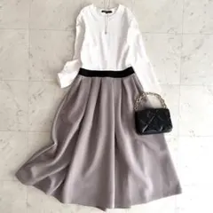 美品✨ツルバイマリコオイカワ ソリスト コットン ライトエアリー