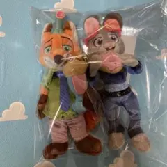 ズートピア　ニック　ジュディ　キーチェーン　ディズニーストア　ドーナツパーティー