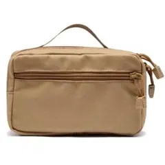 ミリタリー ポーチ 小物入れ ベージュ 収納ポーチ メイク 旅行 アウトドア