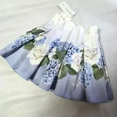 MONNALISA 花柄スカート キッズ 上品 フラワー 美品