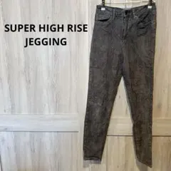 デニム ジーンズ グレー ズボン ボトムス パンツ 海外古着 レディース