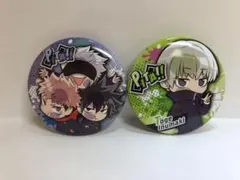呪術廻戦　狗巻棘　五条悟　伏黒恵　虎杖悠二　ぴた！でふぉめ缶バッチ