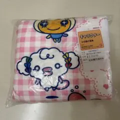 たまごっち x サンリオ　キャラクター ひざ掛け毛布 ピンク 新品未開封
