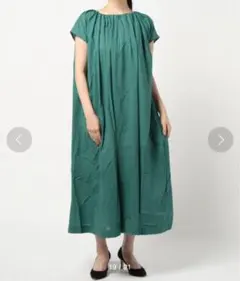 美品　AMERICAN HOLIC フレンチスリーブギャザーワンピース