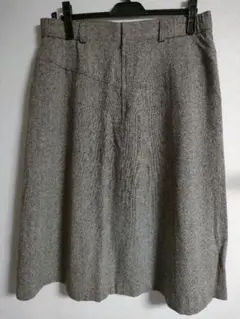 【3L】フレアスカート ツイード風