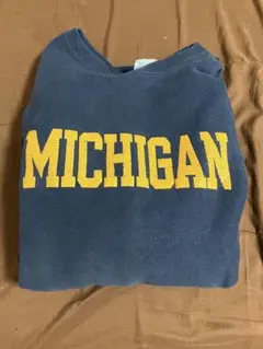 チャンピオン　リバースウィーブ 90s 90年代 ミシガン　ネイビー　USA製